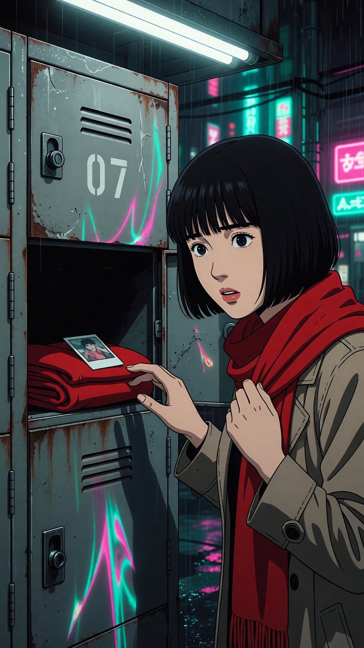S11 柜里的红围巾